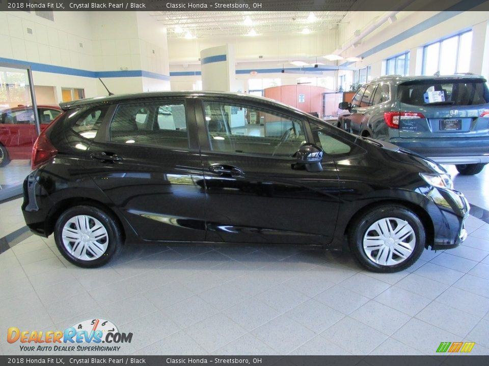 2018 Honda Fit LX Crystal Black Pearl / Black Photo #4