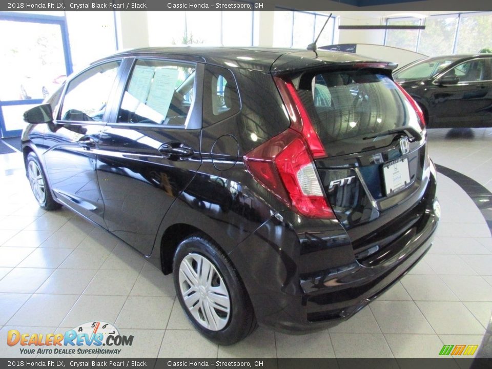 2018 Honda Fit LX Crystal Black Pearl / Black Photo #9