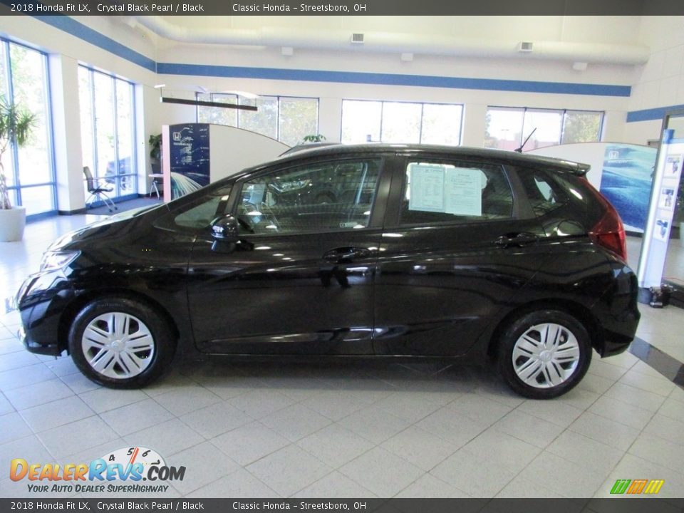 2018 Honda Fit LX Crystal Black Pearl / Black Photo #10