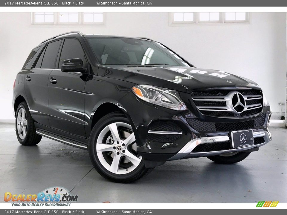 2017 Mercedes-Benz GLE 350 Black / Black Photo #34