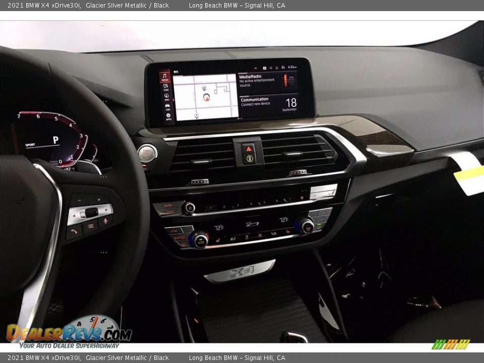 2021 BMW X4 xDrive30i Glacier Silver Metallic / Black Photo #6