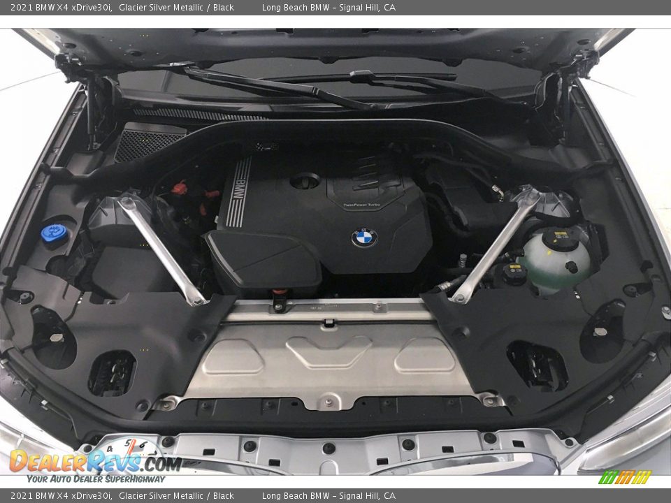 2021 BMW X4 xDrive30i Glacier Silver Metallic / Black Photo #10