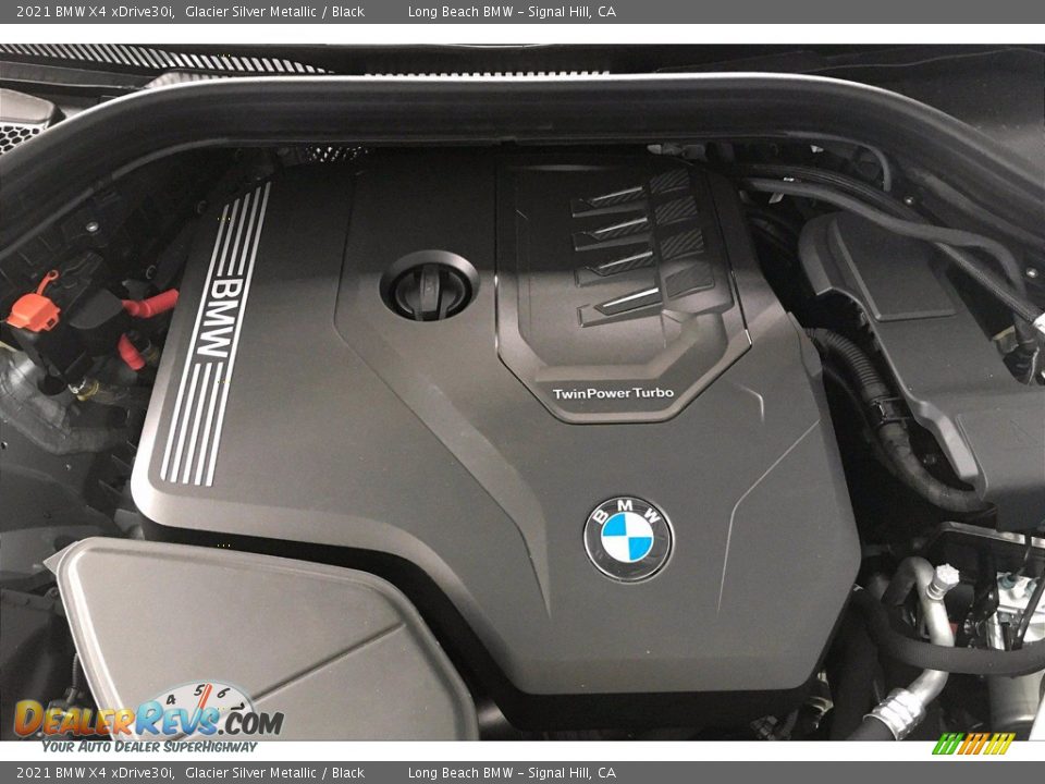 2021 BMW X4 xDrive30i Glacier Silver Metallic / Black Photo #11