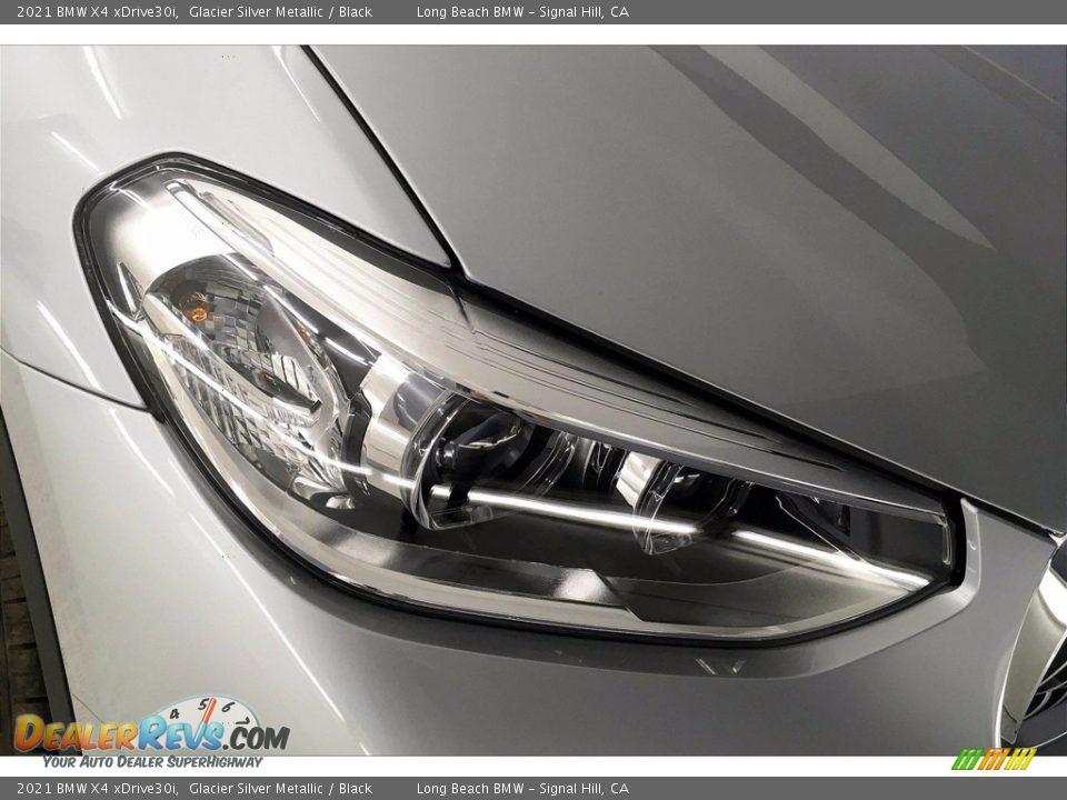 2021 BMW X4 xDrive30i Glacier Silver Metallic / Black Photo #14