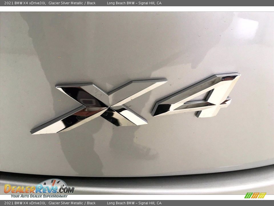 2021 BMW X4 xDrive30i Glacier Silver Metallic / Black Photo #16