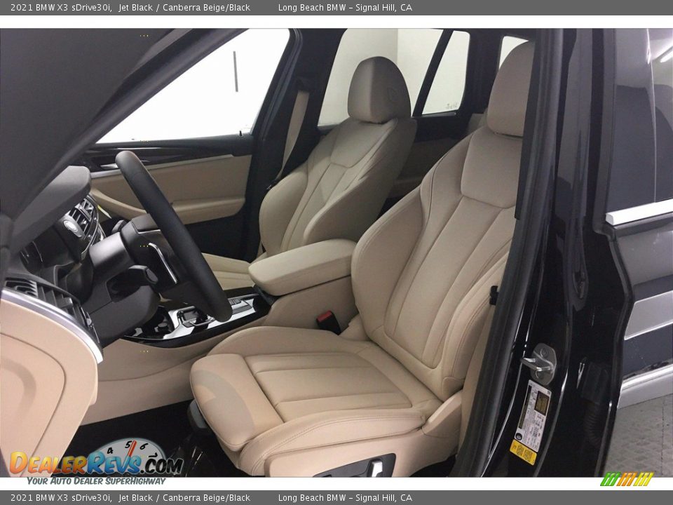 Front Seat of 2021 BMW X3 sDrive30i Photo #9
