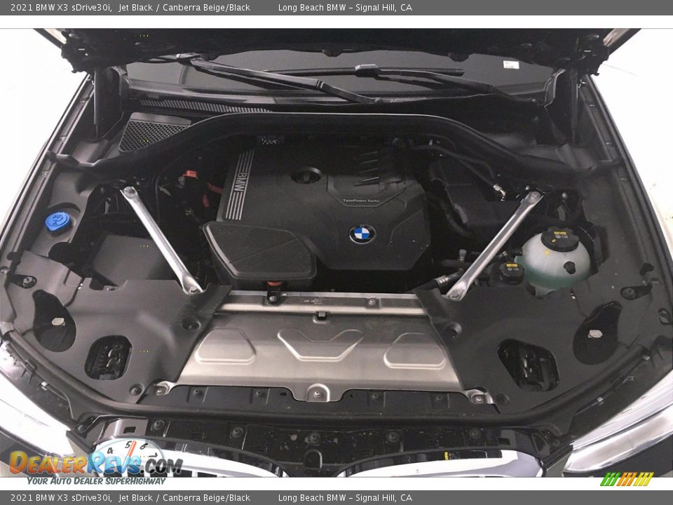 2021 BMW X3 sDrive30i Jet Black / Canberra Beige/Black Photo #10