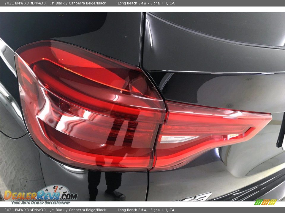 2021 BMW X3 sDrive30i Jet Black / Canberra Beige/Black Photo #15