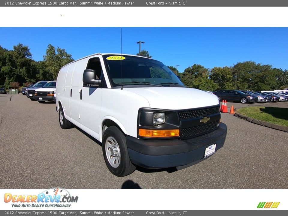 2012 Chevrolet Express 1500 Cargo Van Summit White / Medium Pewter Photo #1