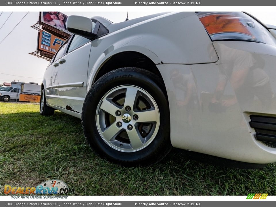 2008 Dodge Grand Caravan SXT Stone White / Dark Slate/Light Shale Photo #2