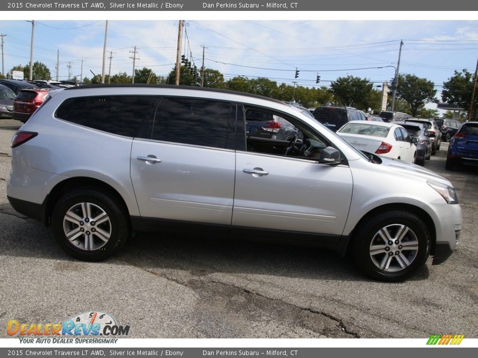 2015 Chevrolet Traverse LT AWD Silver Ice Metallic / Ebony Photo #4