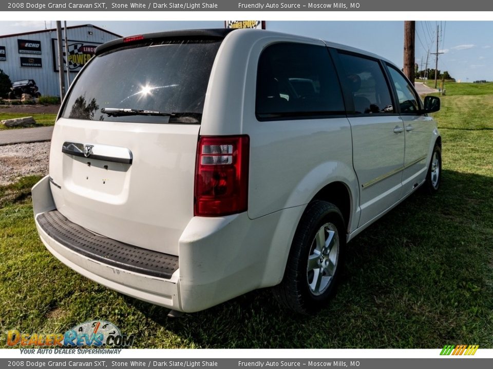 2008 Dodge Grand Caravan SXT Stone White / Dark Slate/Light Shale Photo #4