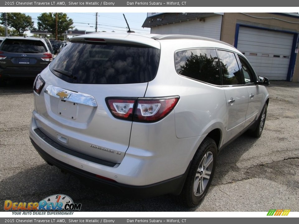 2015 Chevrolet Traverse LT AWD Silver Ice Metallic / Ebony Photo #5