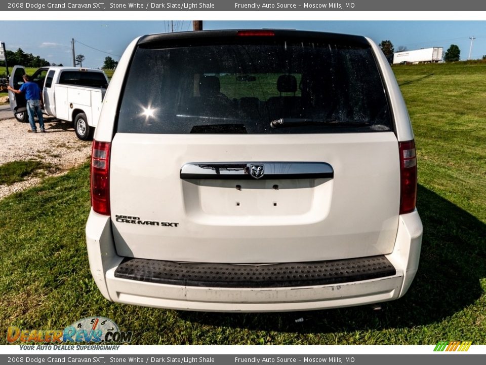 2008 Dodge Grand Caravan SXT Stone White / Dark Slate/Light Shale Photo #5