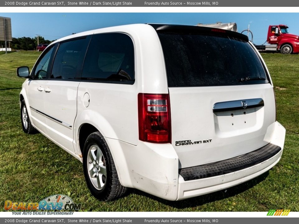 2008 Dodge Grand Caravan SXT Stone White / Dark Slate/Light Shale Photo #6