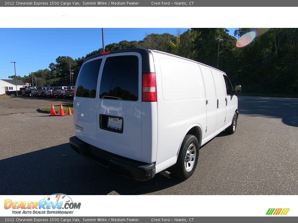 2012 Chevrolet Express 1500 Cargo Van Summit White / Medium Pewter Photo #7