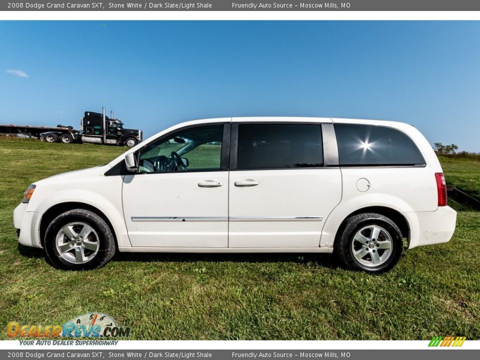 2008 Dodge Grand Caravan SXT Stone White / Dark Slate/Light Shale Photo #7