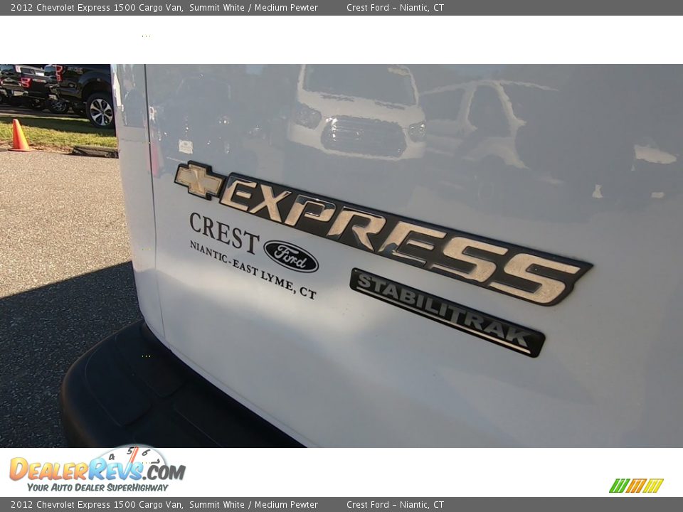 2012 Chevrolet Express 1500 Cargo Van Summit White / Medium Pewter Photo #9