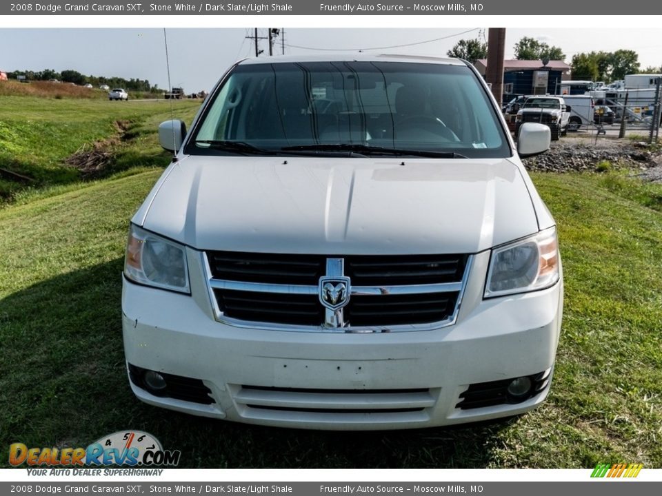 2008 Dodge Grand Caravan SXT Stone White / Dark Slate/Light Shale Photo #9