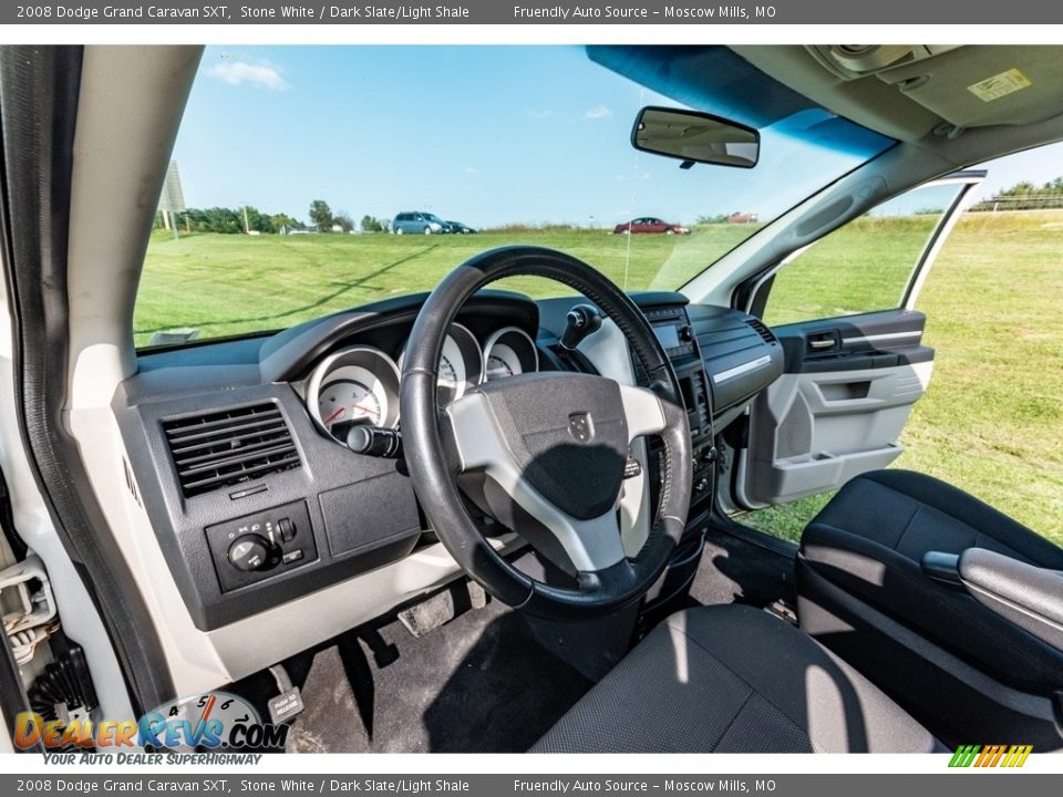 2008 Dodge Grand Caravan SXT Stone White / Dark Slate/Light Shale Photo #19