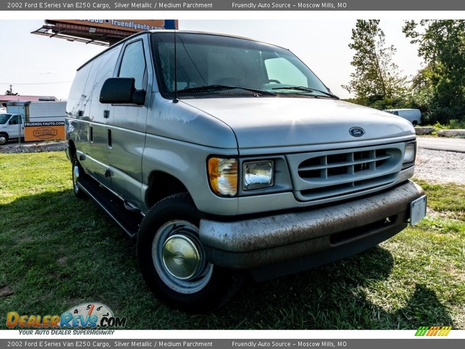 2002 Ford E Series Van E250 Cargo Silver Metallic / Medium Parchment Photo #1