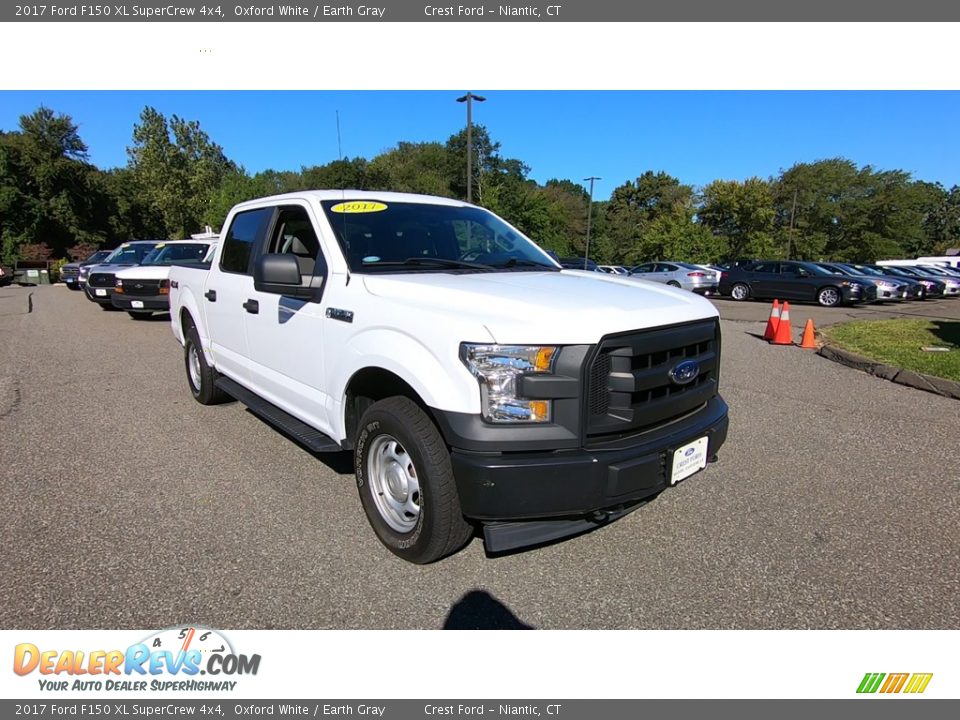 2017 Ford F150 XL SuperCrew 4x4 Oxford White / Earth Gray Photo #1