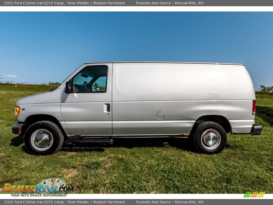 Silver Metallic 2002 Ford E Series Van E250 Cargo Photo #7