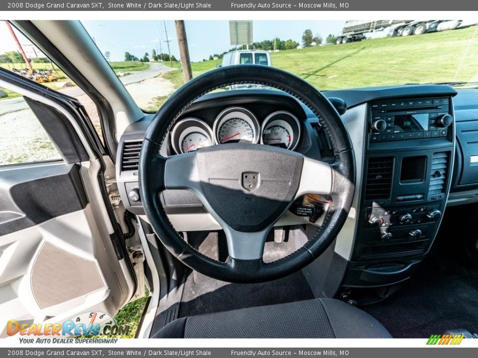 2008 Dodge Grand Caravan SXT Stone White / Dark Slate/Light Shale Photo #32