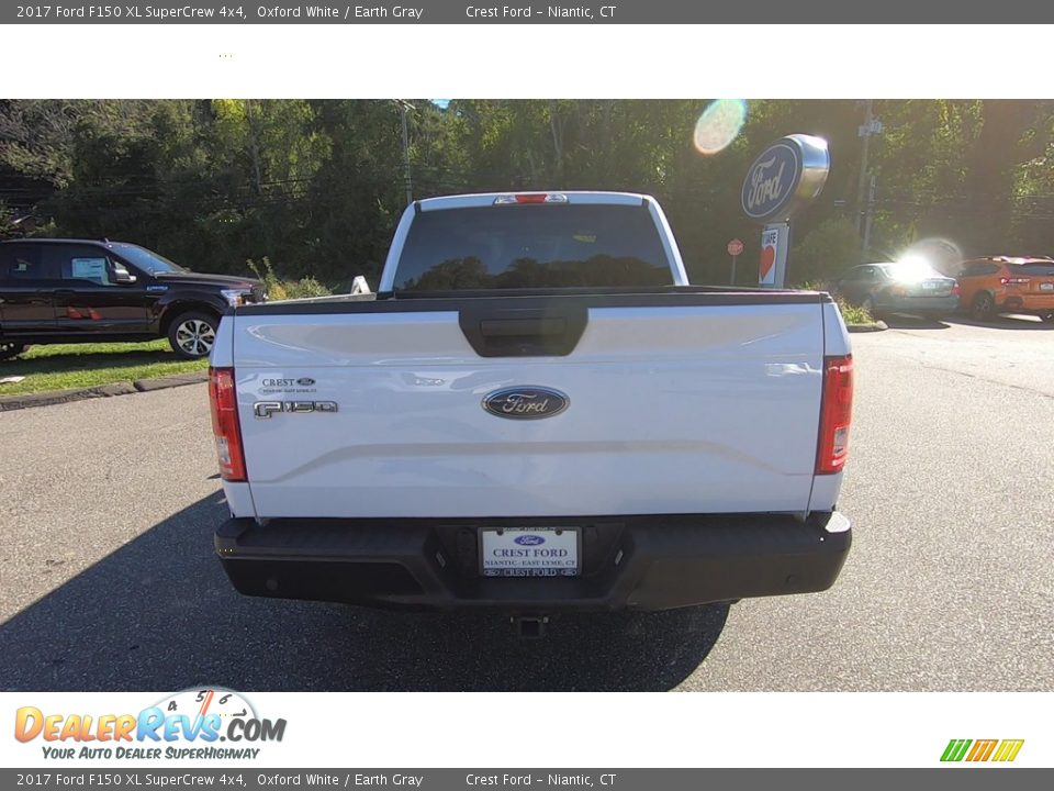 2017 Ford F150 XL SuperCrew 4x4 Oxford White / Earth Gray Photo #7