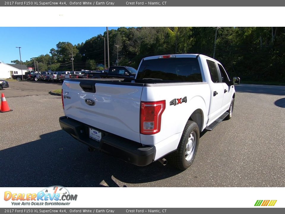 2017 Ford F150 XL SuperCrew 4x4 Oxford White / Earth Gray Photo #8