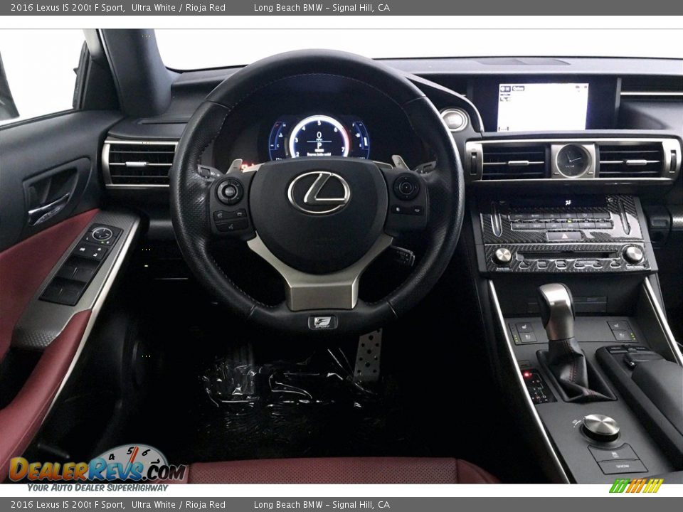 Dashboard of 2016 Lexus IS 200t F Sport Photo #4