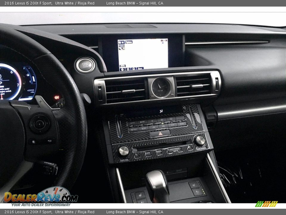 Controls of 2016 Lexus IS 200t F Sport Photo #5