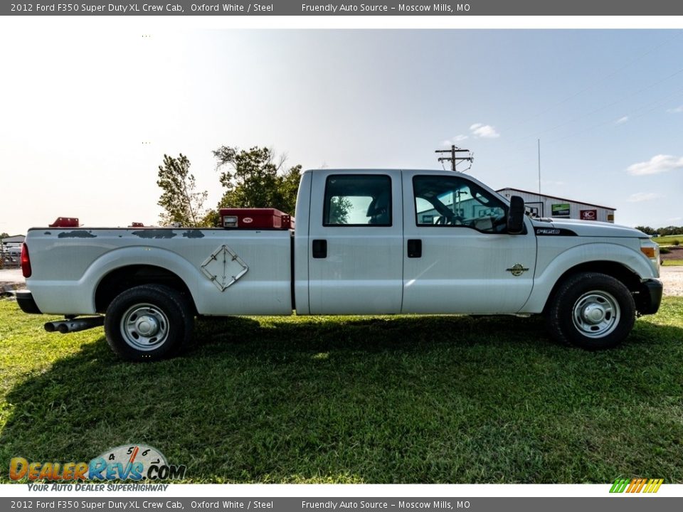 2012 Ford F350 Super Duty XL Crew Cab Oxford White / Steel Photo #3