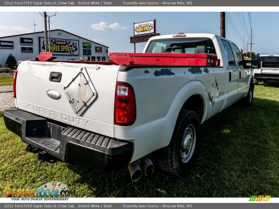 2012 Ford F350 Super Duty XL Crew Cab Oxford White / Steel Photo #4