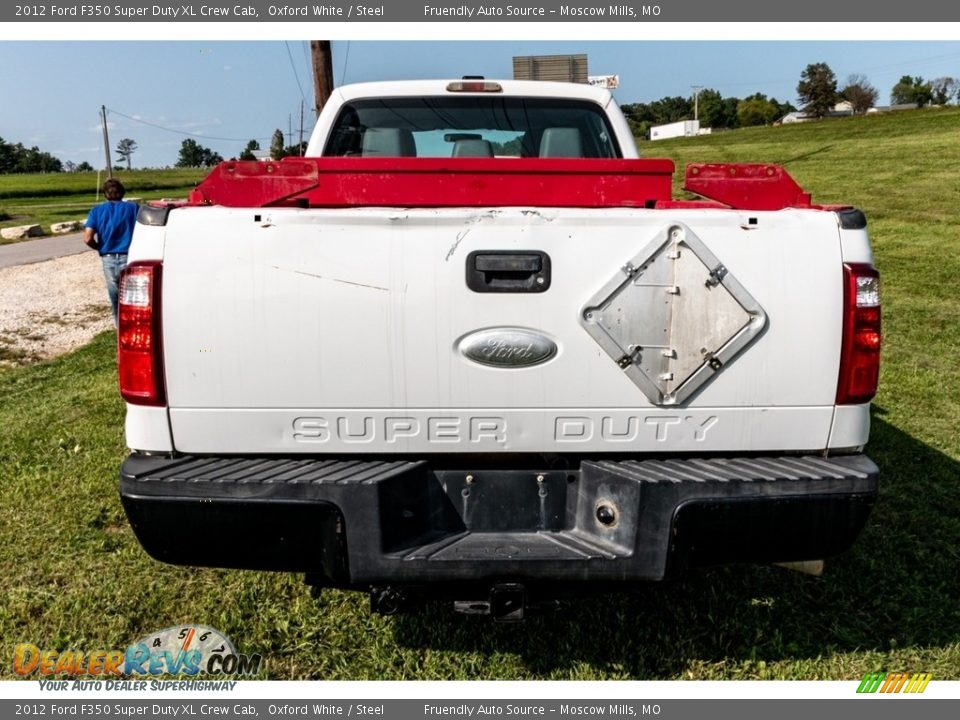 2012 Ford F350 Super Duty XL Crew Cab Oxford White / Steel Photo #5