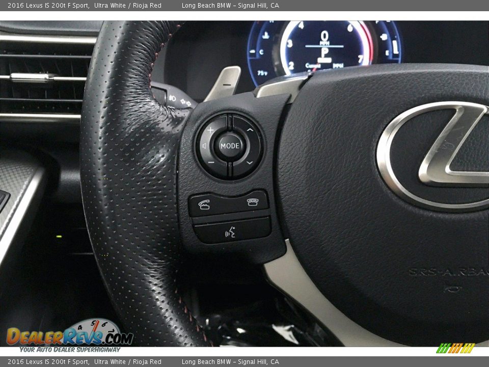 2016 Lexus IS 200t F Sport Steering Wheel Photo #18