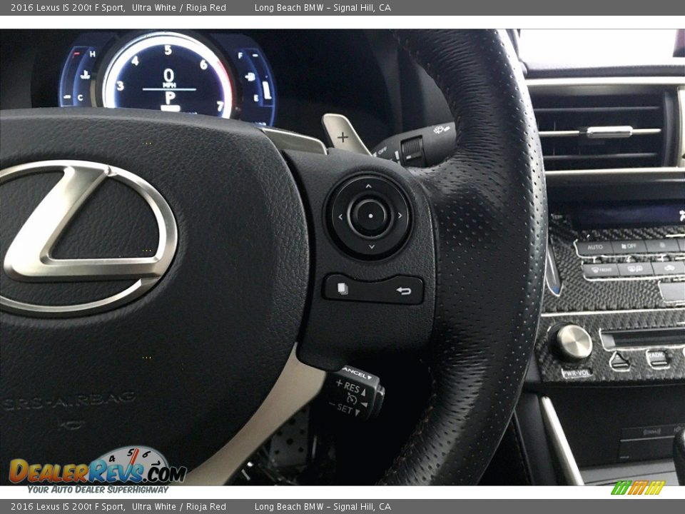 2016 Lexus IS 200t F Sport Steering Wheel Photo #19