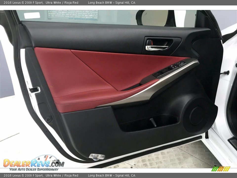 Door Panel of 2016 Lexus IS 200t F Sport Photo #23