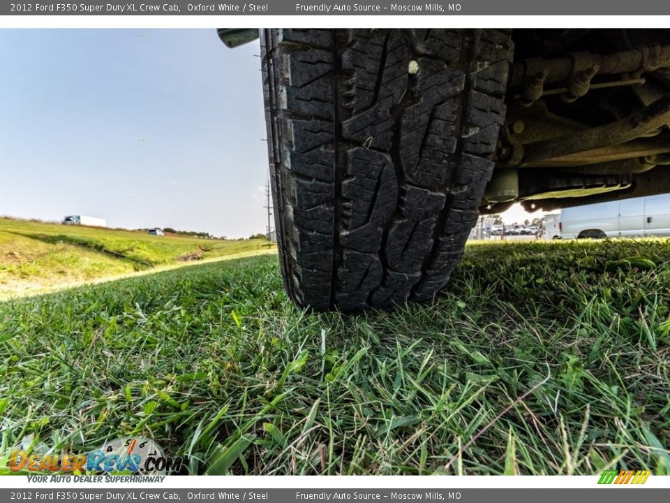 2012 Ford F350 Super Duty XL Crew Cab Oxford White / Steel Photo #11