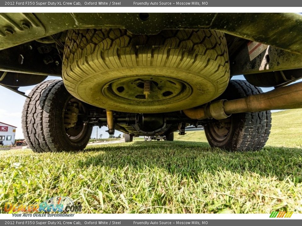 2012 Ford F350 Super Duty XL Crew Cab Oxford White / Steel Photo #13