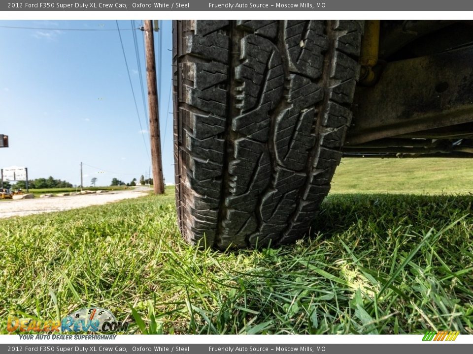 2012 Ford F350 Super Duty XL Crew Cab Oxford White / Steel Photo #14