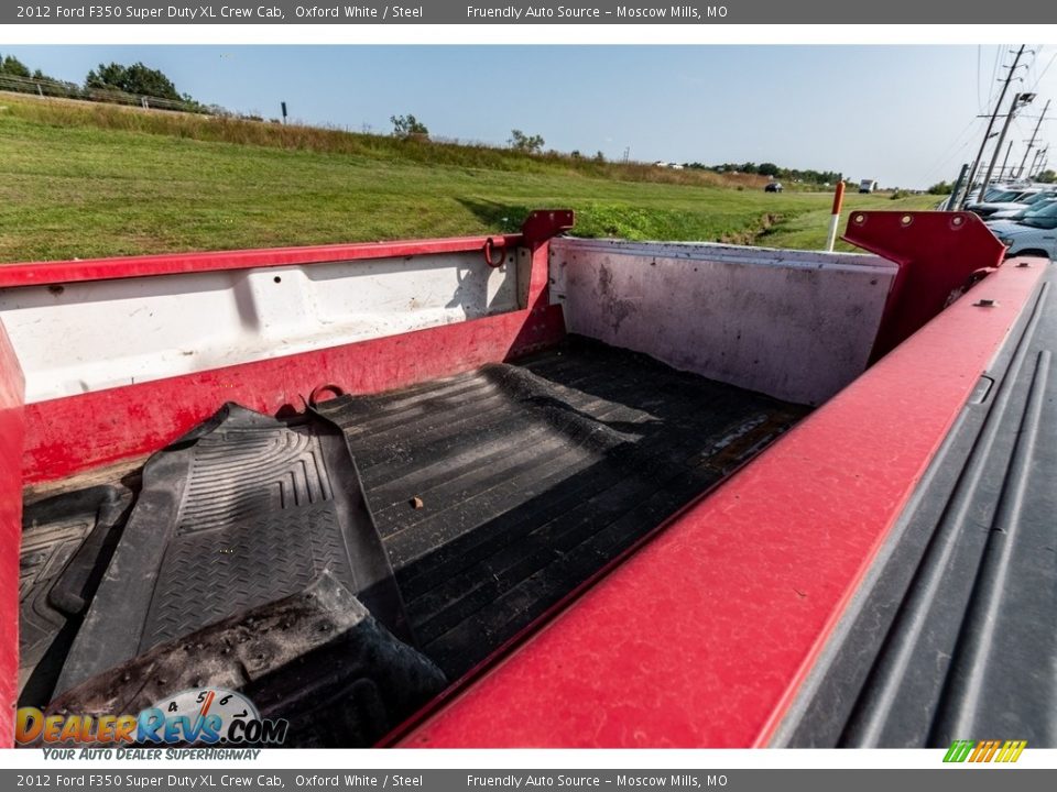 2012 Ford F350 Super Duty XL Crew Cab Oxford White / Steel Photo #22