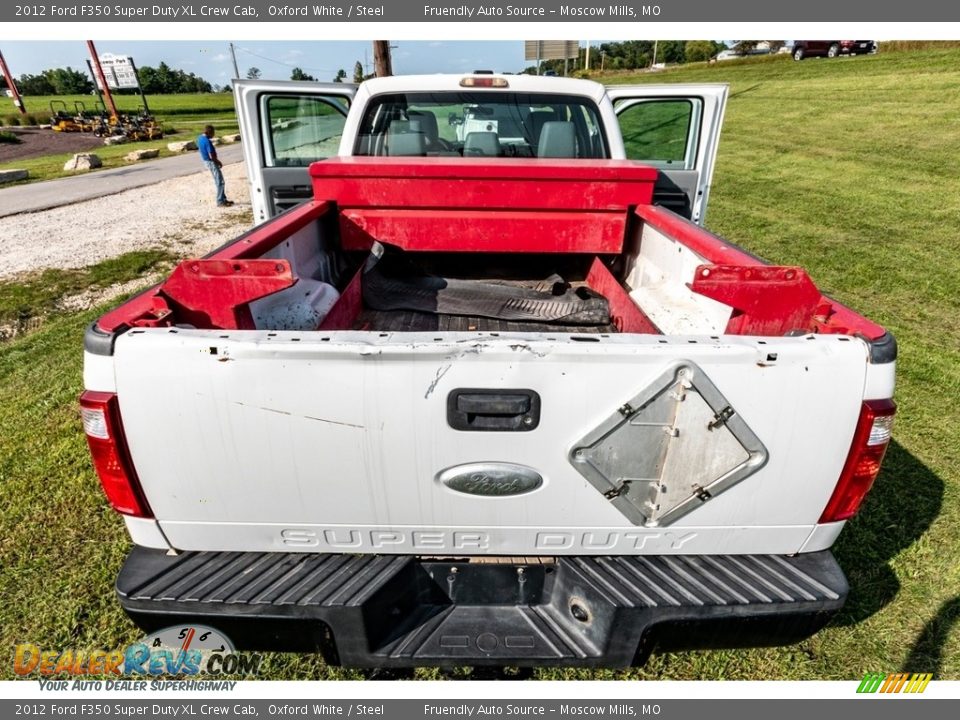 2012 Ford F350 Super Duty XL Crew Cab Oxford White / Steel Photo #23