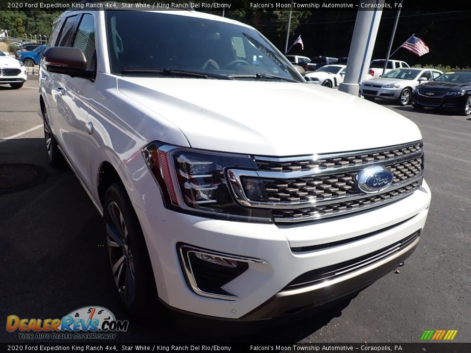2020 Ford Expedition King Ranch 4x4 Star White / King Ranch Del Rio/Ebony Photo #6