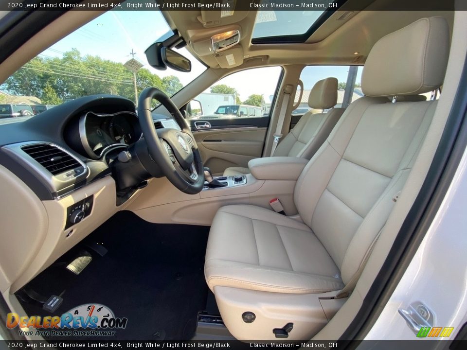 2020 Jeep Grand Cherokee Limited 4x4 Bright White / Light Frost Beige/Black Photo #2