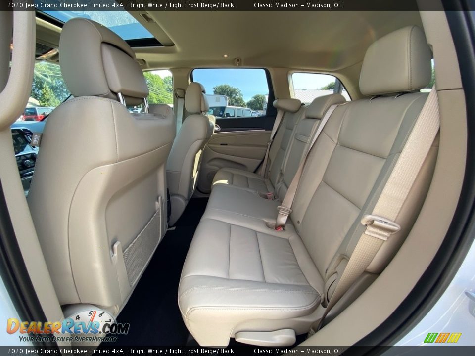 2020 Jeep Grand Cherokee Limited 4x4 Bright White / Light Frost Beige/Black Photo #3