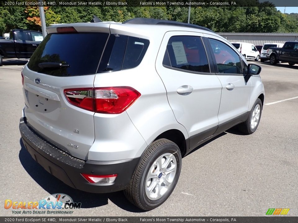 2020 Ford EcoSport SE 4WD Moondust Silver Metallic / Ebony Black Photo #2