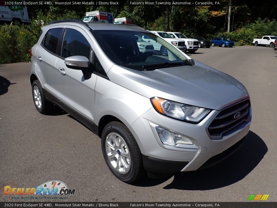 2020 Ford EcoSport SE 4WD Moondust Silver Metallic / Ebony Black Photo #3