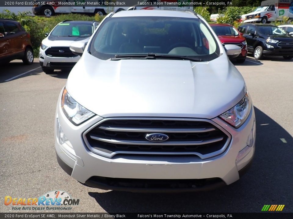 2020 Ford EcoSport SE 4WD Moondust Silver Metallic / Ebony Black Photo #4