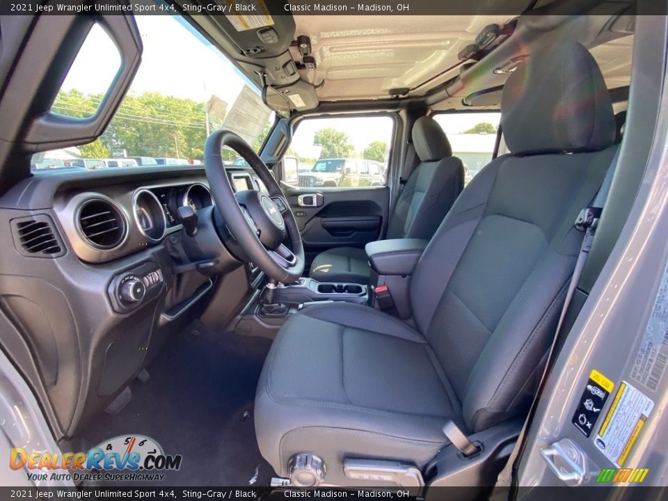 2021 Jeep Wrangler Unlimited Sport 4x4 Sting-Gray / Black Photo #2